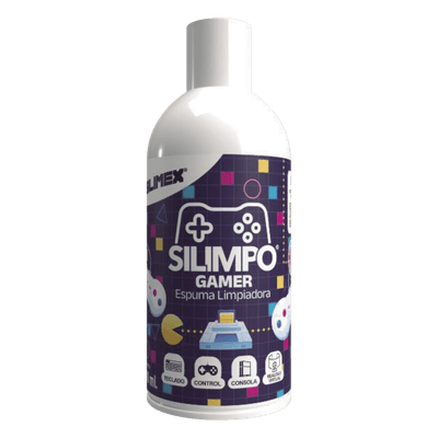 Silimpo Gamer La Espuma de Limpieza con Protección UV, Efecto Anti-Estático y Aroma a Chicle para tus Dispositivos Gaming.