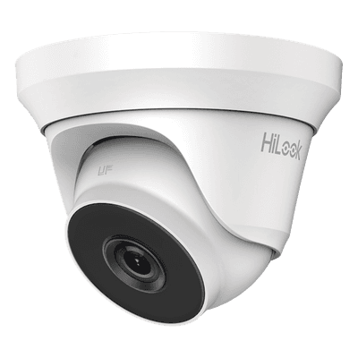 Turret TURBOHD 2 Megapixel (1080p) / Gran Angular 103 / Lente 2.8 mm / Audio por Coaxitron / 40 mts IR EXIR / Exterior IP66 / 4 Tecnologías / dWDR / Metal