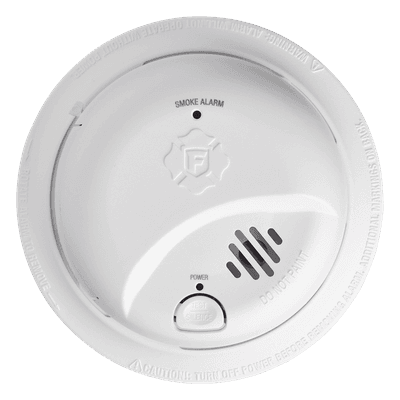 Detector de Humo Autónomo / Tecnología Ionización / Alarma 85 dB / Botón Prueba y Silencio / Diseño Compacto