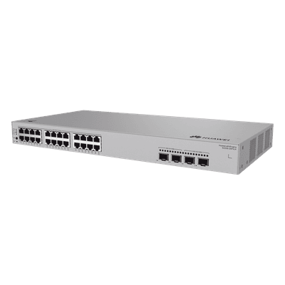 Switch Administrable Capa 2 / 24 Puertos PoE+ Gigabit / 2 SFP 2.5 Gbps + 2 SFP+ 10 Gbps / PoE Perpetuo 400 W / 98 Gbps / 73 Mpps / 3.71 kg / 442 x 220 x 43.6 mm (17.4 x 8.7 x 1.7 in)