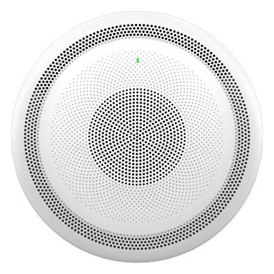 Altavoz SIP Intercomunicador / 15W HD / 3 Micrófonos Direccionales MMAD / Alcance 4.2 m (13.8 ft) / Wi-Fi Dual Band / Bluetooth / Superficie Lavable
