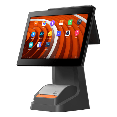 Terminal POS de Escritorio / Pantalla Táctil 15.6" Full HD / Impresora Térmica 80mm 250mm/s / Android OS / 4GB RAM + 64GB / Wi-Fi Dual Band