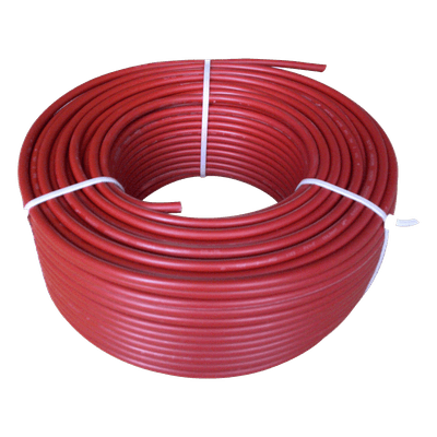 Cable Fotovoltaico / 4 mm² (12 AWG) / 1,800 Vcc / XLPE Termoestable / Bobina 100 m (328 ft) / Rojo / -20°C a 75°C
