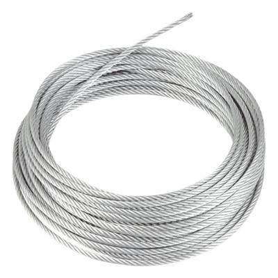 Retenida de Acero Galvanizado / 1/8" / 7 Hilos Trenzados / Carga 600 kg / 200 m (656.2 ft) / Clase A