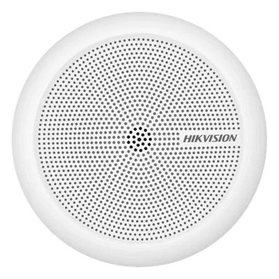 Micrófono Omnidireccional (360°) / Uso en Interior / Preamplificado para CCTV / Cancelación de Ruido Ambiental / Uso en Techo - Pared - Escritorio / Alcance de 5 Metros