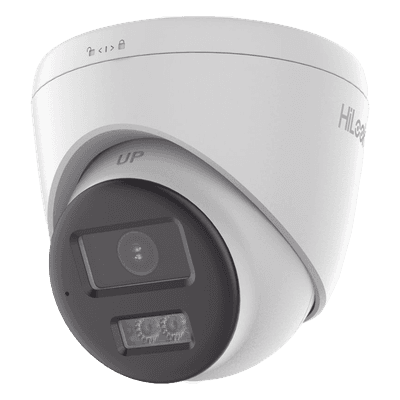 [Audio Bidireccional + Dual Light + ColorVu] Turret TURBOHD 2 Megapixel (1080p) / Lente 2.8 mm / 40 mts IR EXIR + 40 mts Luz Blanca / Micrófono y Bocina Integrado / Exterior IP67 / dWDR