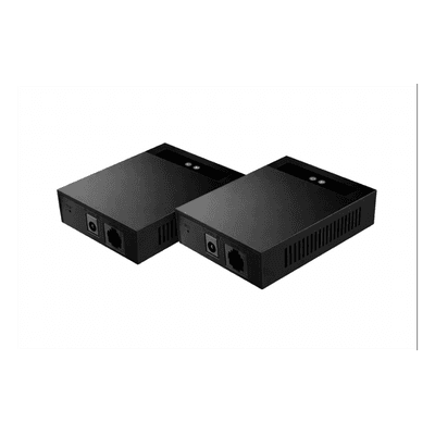 Convertidor 2 Hilos a Ethernet / Salida PoE 802.3af/at / Alcance 300 m (984.3 ft) / Entrada 100V~240V / Reutiliza PSTN/AWG