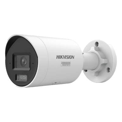 [Dual Light + ColorVu 3.0 + HikAI] Bala IP 6 Megapixel / Lente 2.8 mm / 40 mts IR + 40 Mts Luz Blanca / 2 Microfonos Integrados / Exterior IP67 / WDR 130 dB / ACUSENSE 3.0 / Metal / NEMA 4X / ACUSEEK / Anticorrosión (NEMA 4X)