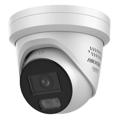 [Dual Light + ColorVu 3.0 + HikAI] Turret IP 6 Megapixel / Lente 2.8 mm / 30 mts IR + Luz Blanca / 2 Microfonos Integrados / Exterior IP67 / Estrobo Azul y Rojo / WDR 130 dB / ACUSENSE 3.0 / Metal / NEMA 4X / ACUSEEK