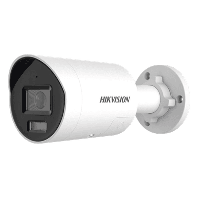 [Dual Light + ColorVu 3.0 + HikAI] Bala IP 8 Megapixel / Lente 2.8 mm / 40 mts IR + Luz Blanca / 2 Microfonos Integrados / Exterior IP67 / Estrobo Luz Blanca / WDR 130 dB / ACUSENSE 3.0 / Metal / NEMA 4X / ACUSEEK