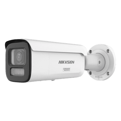 [Dual Light + ColorVu 3.0 + HikAI] Bala IP 8 Megapixel / Lente Mot. 2.8 a 12 mm / 60 mts IR + Luz Blanca / Exterior IP67 / WDR 130 dB / ACUSENSE 3.0 / Metal / NEMA 4X / ACUSEEK