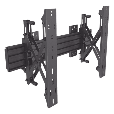 Soporte de Pared para Videowall / Push in - Pop out / VESA 100x100 mm y 400x400 mm / Pantallas 37 a 65 in / Carga 30 kg (66 lbs)