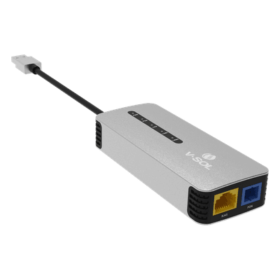 ONU Bridge Portátil / Dual GPON/EPON / 1 Puerto RJ45 2.5 Gbps / USB 3.0 Tipo-C / Alimentación USB