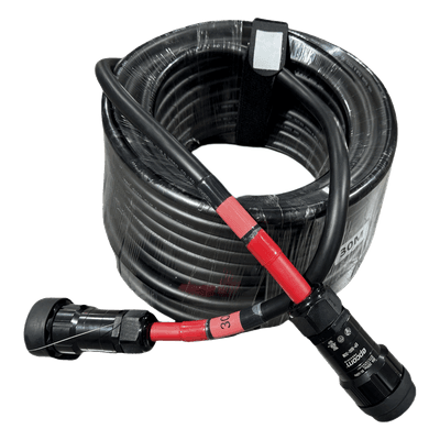 Manguera de AC tipo Socapex / Conectores Macho y Hembra / 30 m (98.4 ft) / Audio Profesional y Escenario