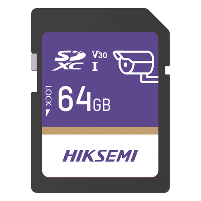 Tarjeta SD GuardPro P10 / 64 GB / 100 MB/s Lectura / 90 MB/s Escritura / Clase 10 U3 V30 / 3D TLC NAND / Especializada Para Videovigilancia 24/7