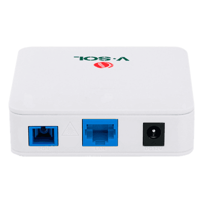 ONU Bridge Dual / GPON-EPON / 1 Puerto SC/UPC / 1 Puerto LAN 2.5G / 82x82x25 mm / 0.27x0.27x0.08 ft