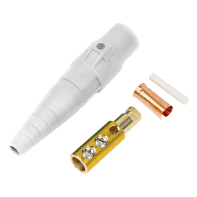 Conector Macho Camlock / 400 Amperes / 600V AC / Compresión 50-95 mm² / Plástico Ingeniería / Identificación por Color