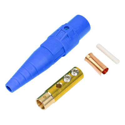Conector Camlock / 400 A / Hembra / 600V AC / 50-95 mm² / Azul