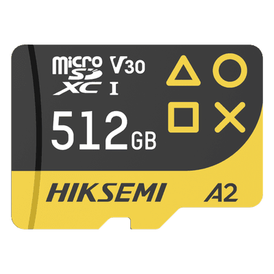Memoria microSDXC / 512 GB / Lectura 200 MB/s / Escritura 150 MB/s / V30 U3 A2 / Gaming / NAND TLC