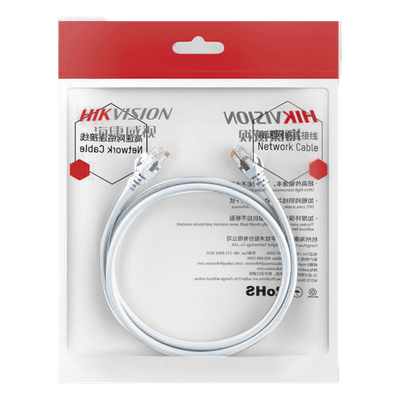 Cable de Parcheo / UTP / Cat. 6 (24 AWG) / 0.50 Metros (1.64 Pies) / Color Blanco / PoE+ / Interior