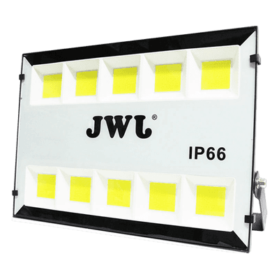 Reflector LED Ultradelgado / 200 W / 390 x 335 mm / 110-240 V CA / 6500 K / 120° / IP65 / 1.28 x 1.10 pies