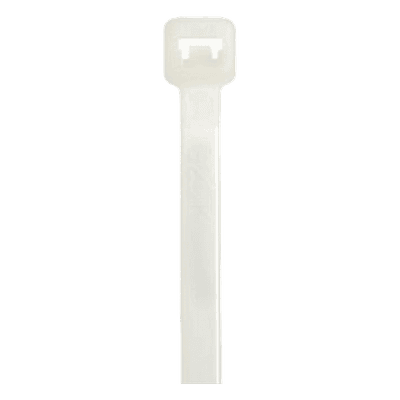 Cincho de Nylon / 250 mm (9.84 in) largo x 4.8 mm ancho / Plenum / Rango -40°C a 85°C / Tensión 178 N / UL 62275 / Paquete 100 pz