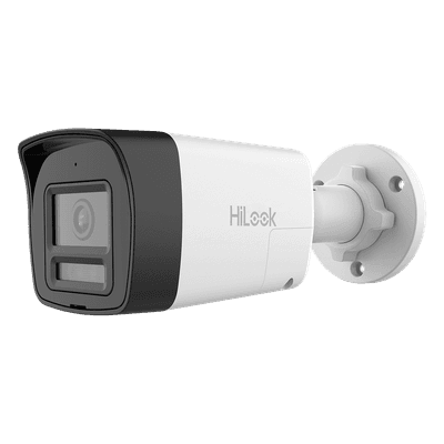 [Audio Bidireccional + Dual Light + ColorVu] Bala TURBOHD 3K (5 Megapixel) / Lente 2.8mm / 30 mts IR EXIR + 20 mts Luz Blanca / Micrófono y Bocina Integrado / Exterior IP67 / Metal / dWDR