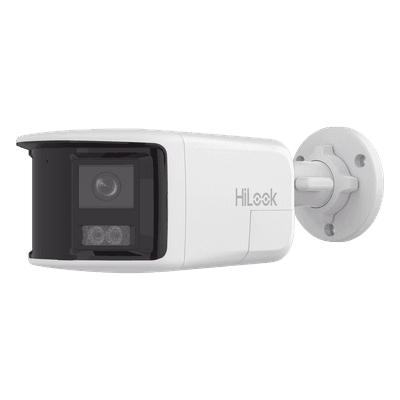 [Dual Light] Bala IP 6 Megapixel / Imagen Panorámica 180°/ PoE / Micrófono y Bocina Integrado / Exterior IP67 / Audio Bidireccional / Alarma Visual y Auditiva Integrada / Smart Supplement Light / Micro SD 512 GB