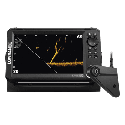 Ecosonda con Pantalla IPS / 9 Pulgadas / 4 Vistas de Sonar / DownScan Imaging / Sintonización Automática / Soporte SD
