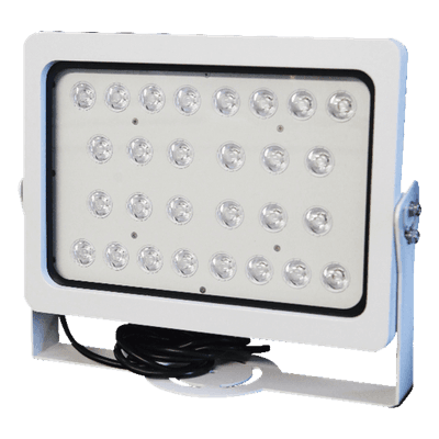 Lampara IR de Luz Estroboscópica / Luz LED Alta Potencia / 28 Lámparas LED / Cuerpo de Aleación de Aluminio / Vidrio Templado / IP66