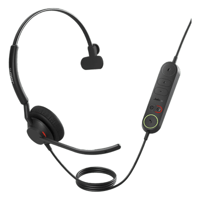 Diadema USB / Monoauricular / Aislamiento de Ruido / Doble Micrófono MEMS / Controladores 20 mm / USB-A y USB-C