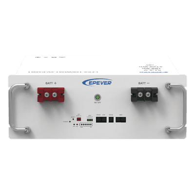 Batería de Litio LiFePO4 51.2Vcc, 5.12Kwh, Rack 4UR para Montaje en Rack,
