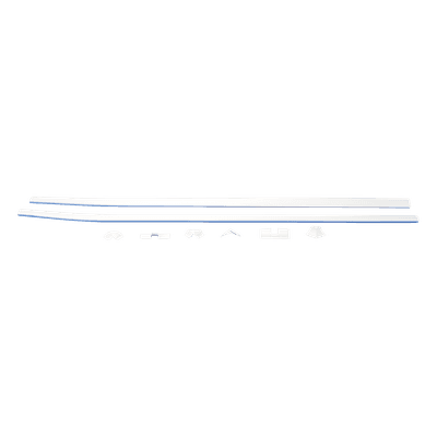 Kit de Canaleta 90° / Sin División / PVC Rígido / ABS / Autoextinguible / 3,344 mm² / Cinta Adhesiva