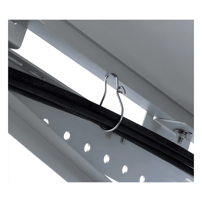 Gancho para cable solar / Nylon 6.6 resistente a intemperie / Capacidad 1.81 pulgadas (46mm) / 50 lbs tracción / Paquete 100 pz
