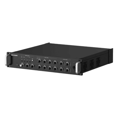 Amplificador de Red / 4 Zonas 250W / Salida 100V/70V / Bluetooth 5.0 / Entrada de Alarma / Síntesis de Voz TTS