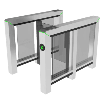 Puerta de Velocidad / Un Solo Carril / Sensores Infrarrojos 8 a 12 Pares / Acero Inoxidable SUS304 / Panel de Lectura Multitecnología / Motor Sin Escobillas / Controlador PGIC Integrado
