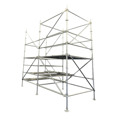 Andamio / Sistema Modular de Estructura Metálica / Hasta 6 m (19.7 ft) de Altura / Conexión por Cuñas / Acero Q355B-Q235B-Q195B