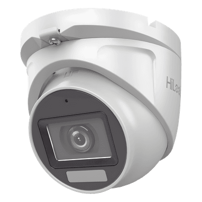 [Dual Light + ColorVu] Turret TURBOHD 3K megapixel / 30 mts IR + 20 mts luz blanca/ Lente 2.8 (105° de Visión) / Exterior IP66 / Audio por Coaxitron / TVI-AHD-CVI-CVBS / Metal  / Smart-Hybrid light