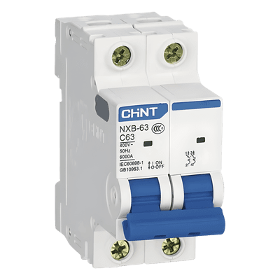 Interruptor Termomagnético / 2 Polos / 40 A / 10 kA / Riel DIN / 110-415 Vca / -40 °C a 70 °C