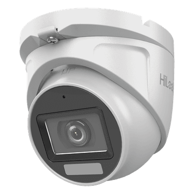 [Dual Light + ColorVu] Turret TURBOHD 2 megapixel / 30 mts IR + 20 mts luz blanca/ Lente 2.8 (100° de Visión) / Exterior IP66 / Audio por Coaxitron / TVI-AHD-CVI-CVBS / Metal / Smart-Hybrid Light