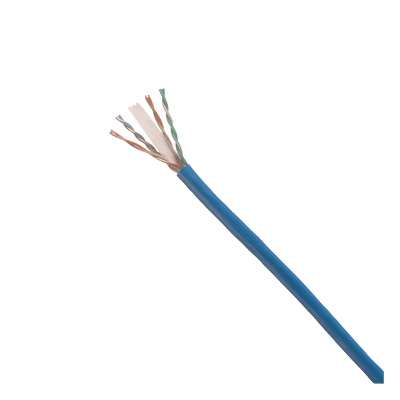 Bobina de Cable UTP 305 Metros (1000 Pies) de Cobre, TX6000 PanNet, Reelex, Azul, Categoría 6 (24 AWG), PVC (CM), de 4 Pares