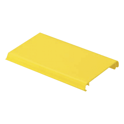 Tapa con Bisagra para Canaleta / Sistema 4x4 / PVC Rígido 94V-0 / Apertura 30° a 90° / 3 m (10 ft) / Amarillo
