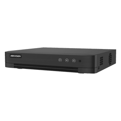 DVR 16 Canales TURBOHD + 8 Canales IP / 5 Megapixel Lite - 3K Lite / Audio de Dos Vías por Coaxitron / ACUSENSE (Evita falsas alarmas) / 1 Bahía de Disco Duro / Salida de Video en Full HD