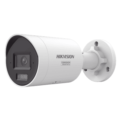 [Dual Light + ColorVu 3.0 + HikAI] Bala IP 4 Megapixel / Lente 2.8 mm / 40 mts IR + Luz Blanca / 2 Microfonos Integrados / Exterior IP67 / Estrobo Azul y Rojo / WDR 130 dB / ACUSENSE 3.0 / Metal / NEMA 4X / ACUSEEK