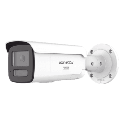 [Dual Light + ColorVu 3.0 + HikAI] Bala IP 4 Megapixel / Lente 4 mm / 60 mts IR + Luz Blanca / Exterior IP67 / WDR 130 dB / ACUSENSE 3.0 / Metal / NEMA 4X / ACUSEEK