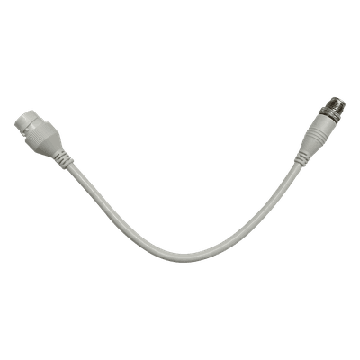 Adaptador de Red Industrial / RJ45 a M12 D-Code Macho / 4-Pines / Cable 200 mm / Rango Térmico -15 a 80°C / Diseño Angular