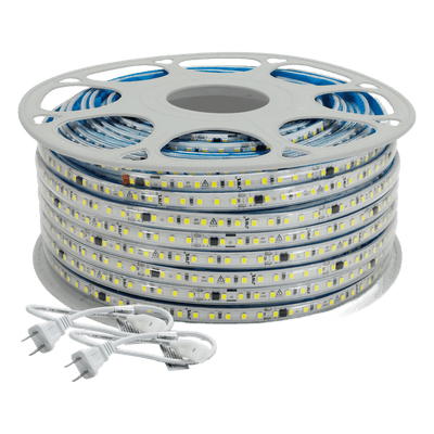 Manguera LED / 50 m (164 ft) / 127 V CA / 500 W / 6500 K Blanco / SMD / IP65