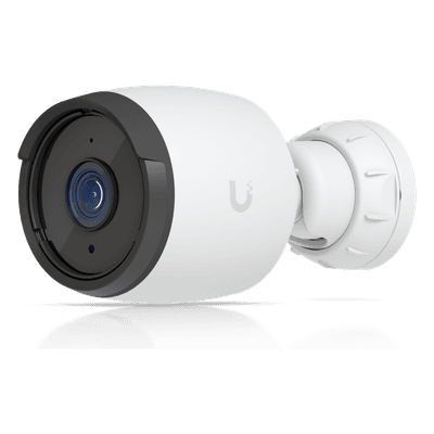 Cámara UniFi Protect G6 Bullet Color Blanco, PoE, 1.8" 4K, AI Multi-TOPS, Visión Nocturna IR 30m, Protección IP66, Reconocimiento Facial y Placa, Montaje en Pared, Techo, Poste
