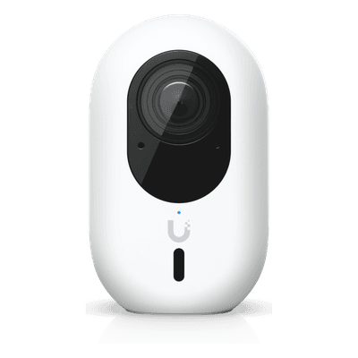 Cámara UniFi Protect G6 Instant con WiFi, 4K, Sensor de Imagen 8MP 1/1.8", Multi-TOPS AI, Audio Bidireccional, Visión Nocturna IR, Protección IPX5, Reconocimiento Facial y de Matrícula