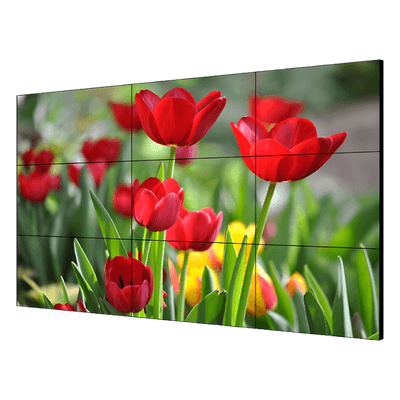 Pantalla LCD 55" para Videowall / Entrada HDMI - VGA - DVI - DP / Monitor Robusto / Bisel Delgado (3.5 mm) / Daisy Chain (Conexion en Cadena sin Software)